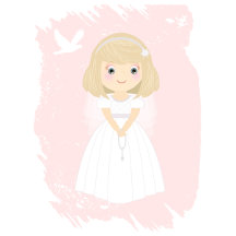 Communion Dove Blonde Girl