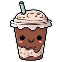 Kawai Fun Coffee Stickers