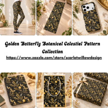 Golden Butterfly Botanical Celestial Collection