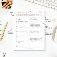 Manifestation Planner Notepads