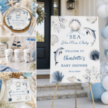 Coastal Sea You Soon Baby Shower