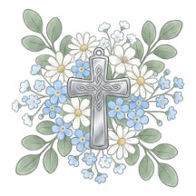 Floral Cross Memorial Collection