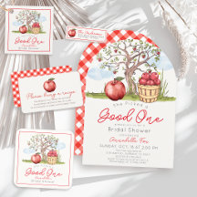 She Picked a Good One Apple Tree Bridal Shower