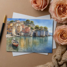 Mediterranean Coast Village in Italy