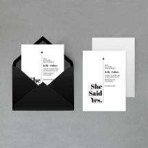 Black + White Weddings