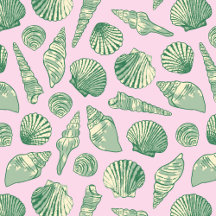 Coastal Seashell Plates