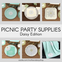 Daisy Summer Picnic Party Supplies