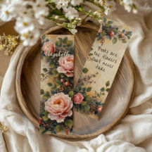 Vintage Floral Ephemera Bookmarks