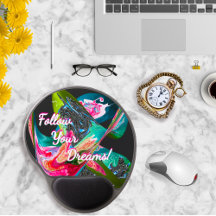 Motivational Abstract Gel Mouse Pads