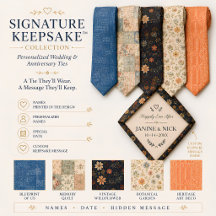 Signature Keepsake Personalized Wedding Collection