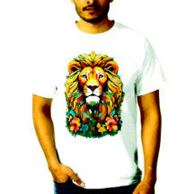 Enchanting Lion Bloom: Studio Ghibli-inspired 3D V