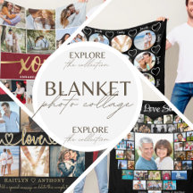 Photo Collage ❤️ Blankets For Him