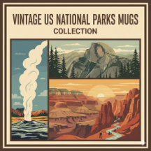 Vintage US National Parks Mugs