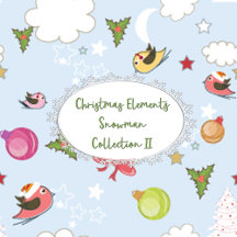 Christmas Elements Snowman II Collection
