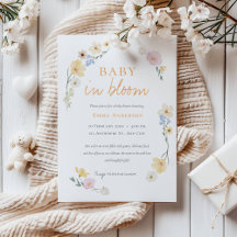 Baby in Bloom Pastel Baby Shower