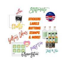 Stickers, Labels, Buttons & More!