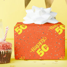 HAPPY 50TH BIRTHDAY PARTY ACCESSORIES