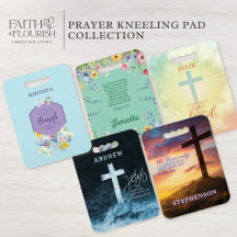 Bible Scripture Verse Prayer Kneeling Pad Cushions