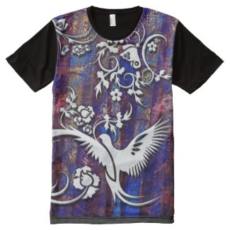 Bird & Butterfly 1 All-Over Print T-Shirt