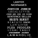 Funny Lawyer Nicknames and Synonyms Office Poster | Zazzle.com.au