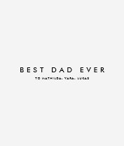 Modern Best Dad Ever Father's Day from Twins T-Shirt