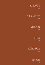 Terracotta Wedding Name Tag Table Place Cards