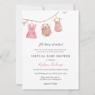 Dinosaur Virtual Baby Shower Invitation