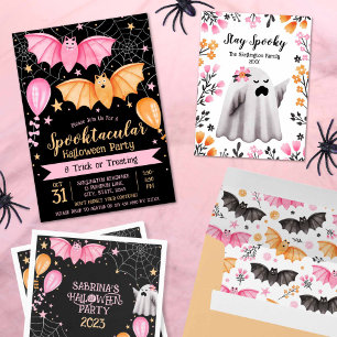 Spooktacular Halloween Party and Trick or Treating Invitation