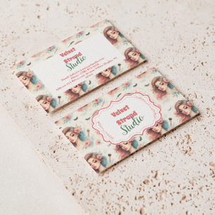 Watercolor Lash Artist Business Card