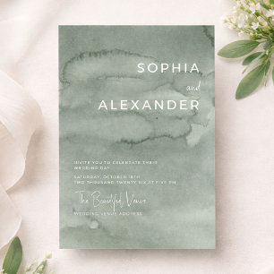 Modern Gift Tags Watercolor Wedding.