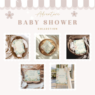 Pastel Sky Adventure Baby Shower Invitation