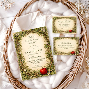 Enchanted Woodland Storybook Diapper Raffle Enclosure Card