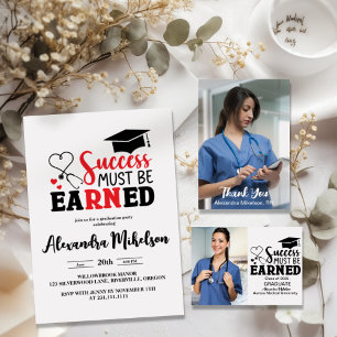 2 Photos Nursing College Graduate  Announcement