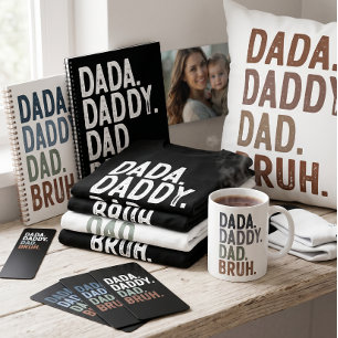 Modern DADA DADDY DAD BRUH PHOTO FATHERS DAY Coffee Mug