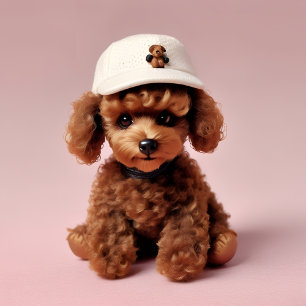 Poodle Party Pup Acrylic Invitations