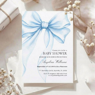 Party Napkins for baby shower with adorable bow.
