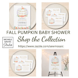A Little Pumpkin Is on The Way Baby Shower   Invitation Postcard