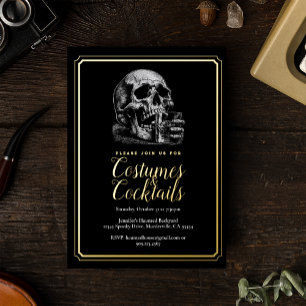 Gothic Skull Whiskey Vintage Halloween Party  Mug