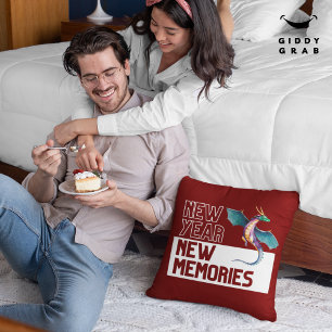 New Year New Memories Dragon Cherry Red Photo Calendar