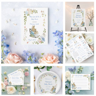 Classic Peter the Rabbit Twin Shower Books & Gifts Poster