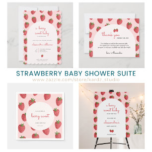 Thank You Berry Much Baby Shower Thank You Cards
