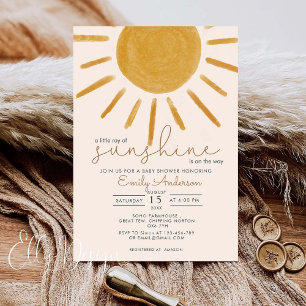 Boho Sun Baby Shower Gift Tags