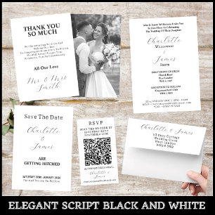 Elegant Wedding Script Name And Address Return Address Label