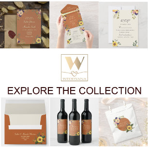 Floral Rustic Terracotta Wedding Seating Chart