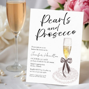 Prosecco Bridal Shower Advice for the Bride Card