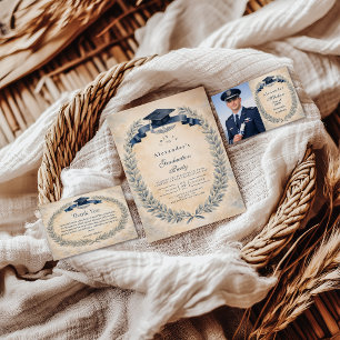 Military Air Force Graduation Theme Invitation