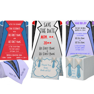 Bauhaus Tuxedo - LBV (Personalised 5x7) Envelope