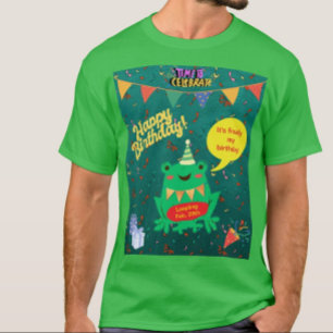 It's Finally My Birthday Feb. 29th Frog Confetti Can Cooler