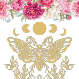 Death Moth Wedding - Invitation