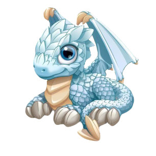 Dragon Aquamarine Astroid Boy Baby Shower Invitation